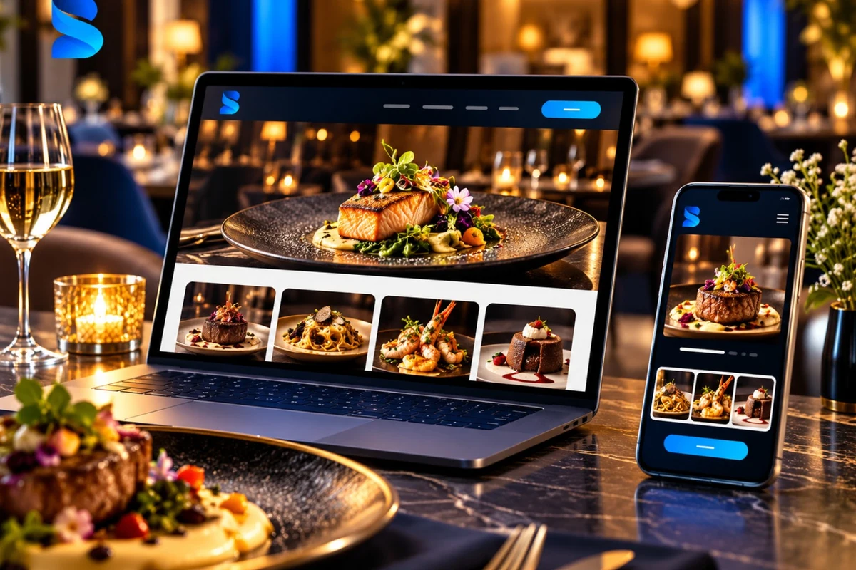 Web profesional para restaurante creada por BuscoWeb